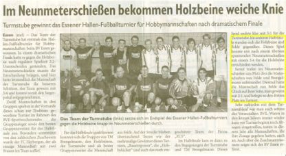 Zeitungsbericht-Tunier